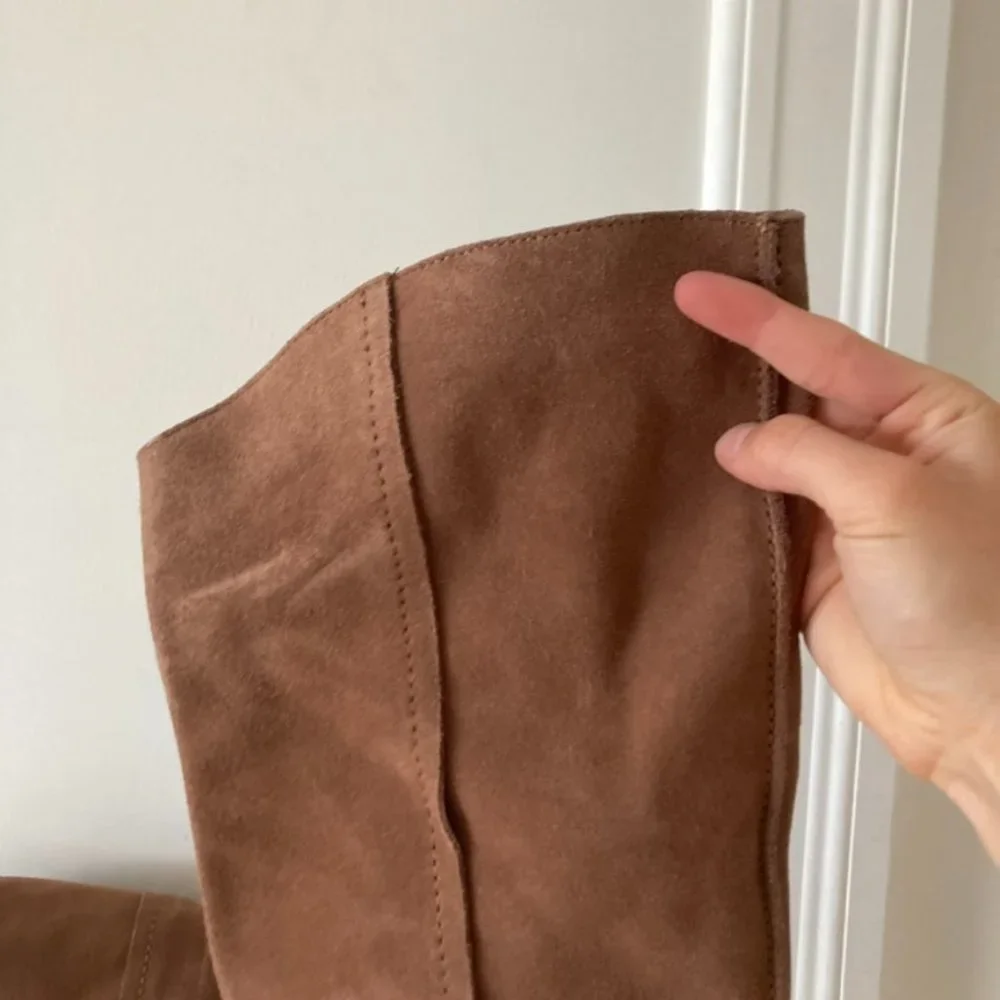 Free People Brown Boots Suede Western Style - Picture 4 of 10